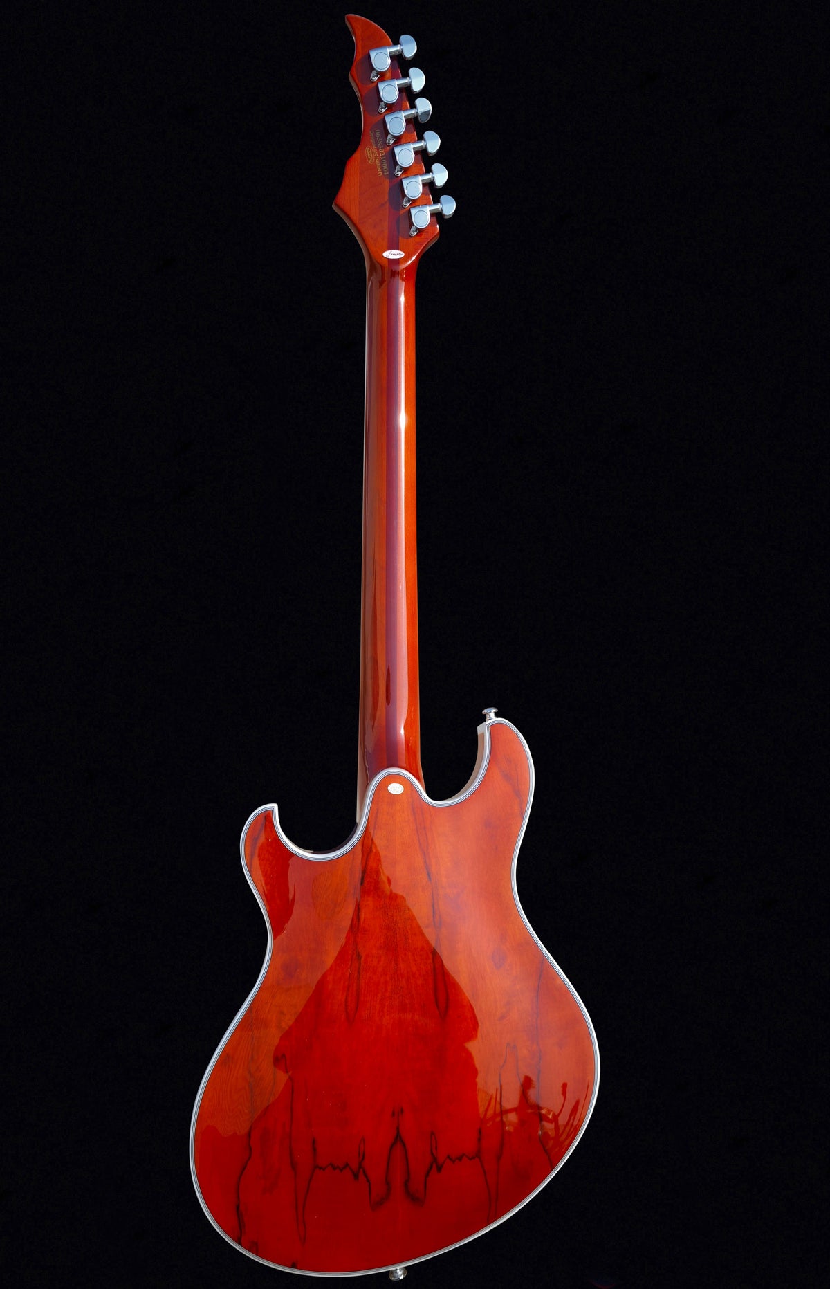 NEW Pegasus Spalted Maple Electric Guitar (Transparent Brown Color)
