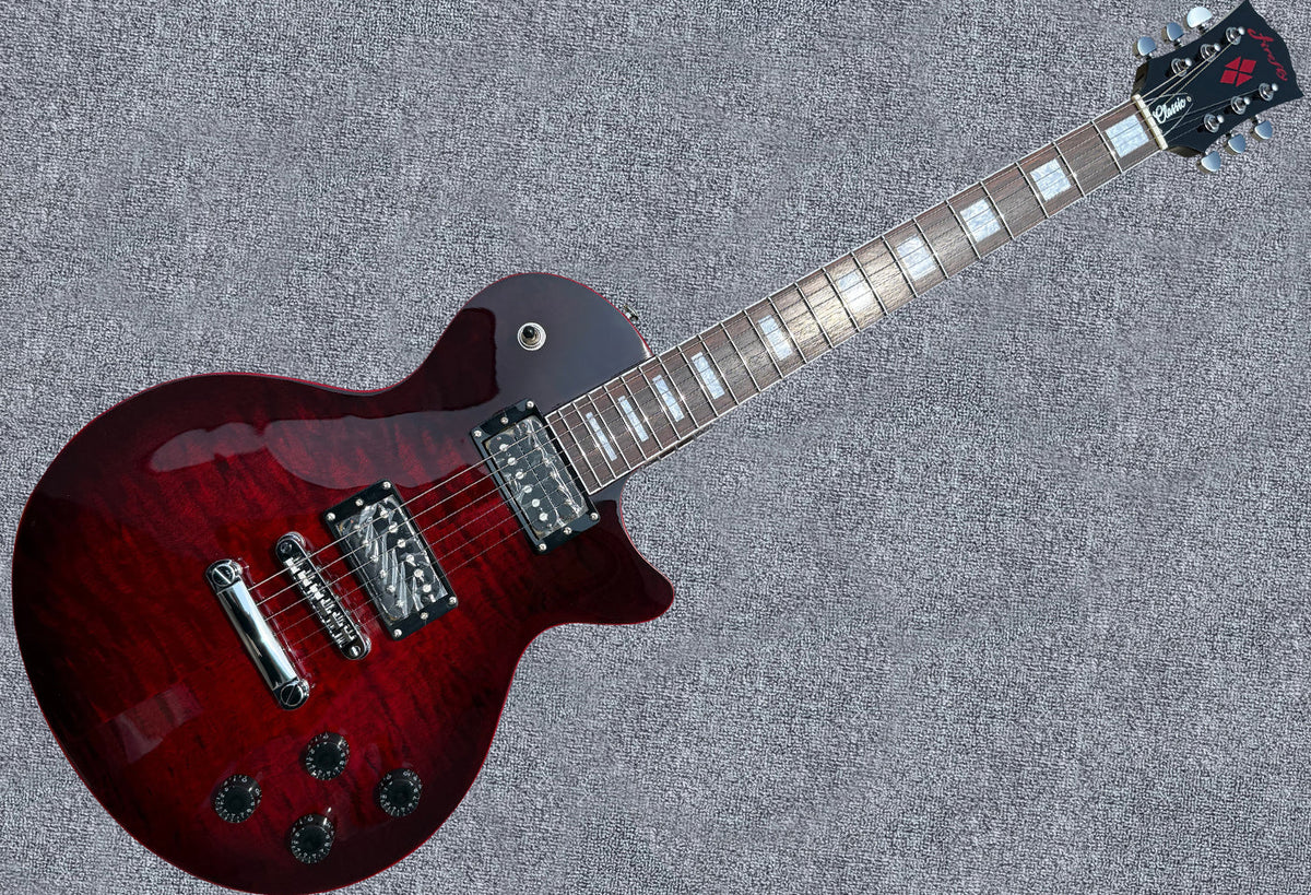 New Firefly FFSP Electric Guitar (Quilted maple Red Burst Color)