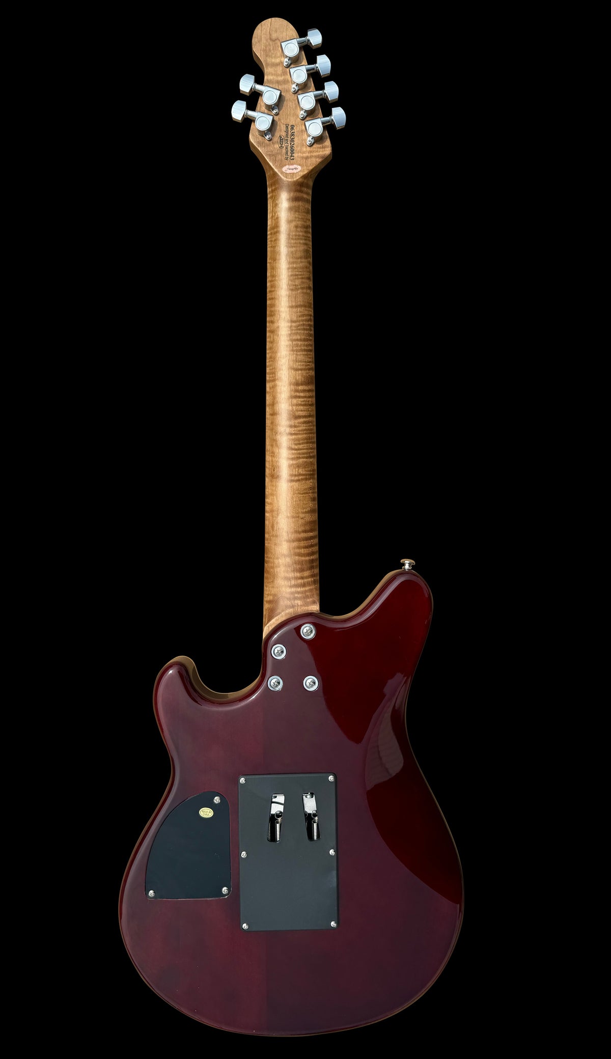 Firefly FFMN Electric guitar With Flamed Maple Top Floyd Rose Tremolo (Green Burst Color)