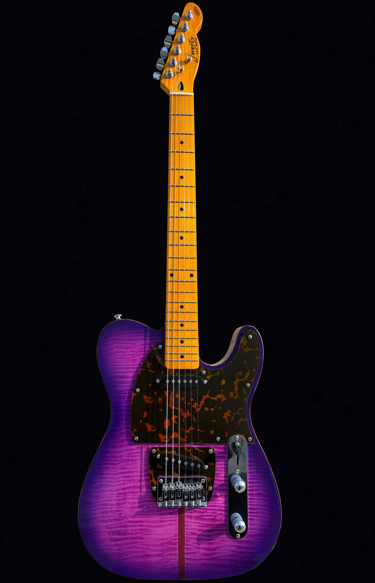 NEW FFTL Mad Cat ELECTRIC GUITARS ( Transparent Purple Color )