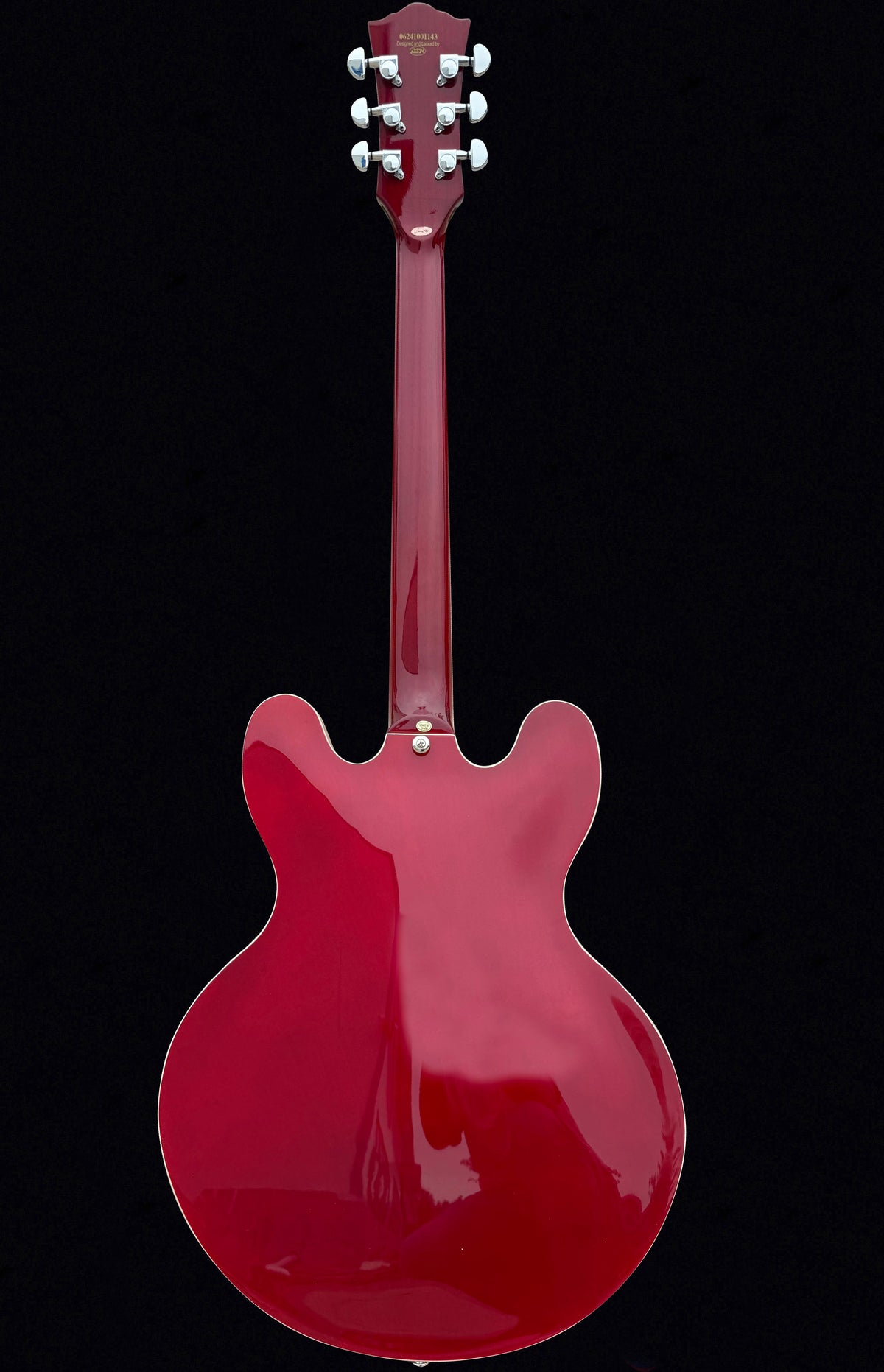Firefly FF338PRO Full Size Semi Hollow body Electric Guitar (Transparent Red Color)
