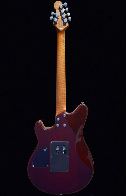 Firefly FFMN Electric guitar With Flamed Maple Top Floyd Rose Tremolo (Transparent Red Color)