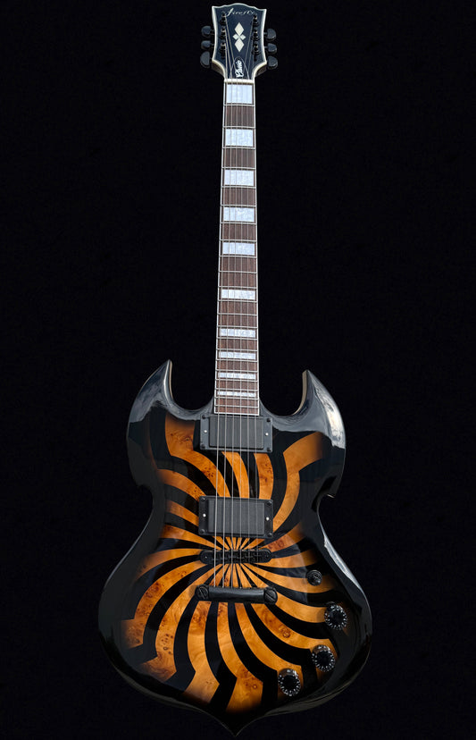New Firefly FFLGS Electric Guitar ( (Brown Woden God Color )