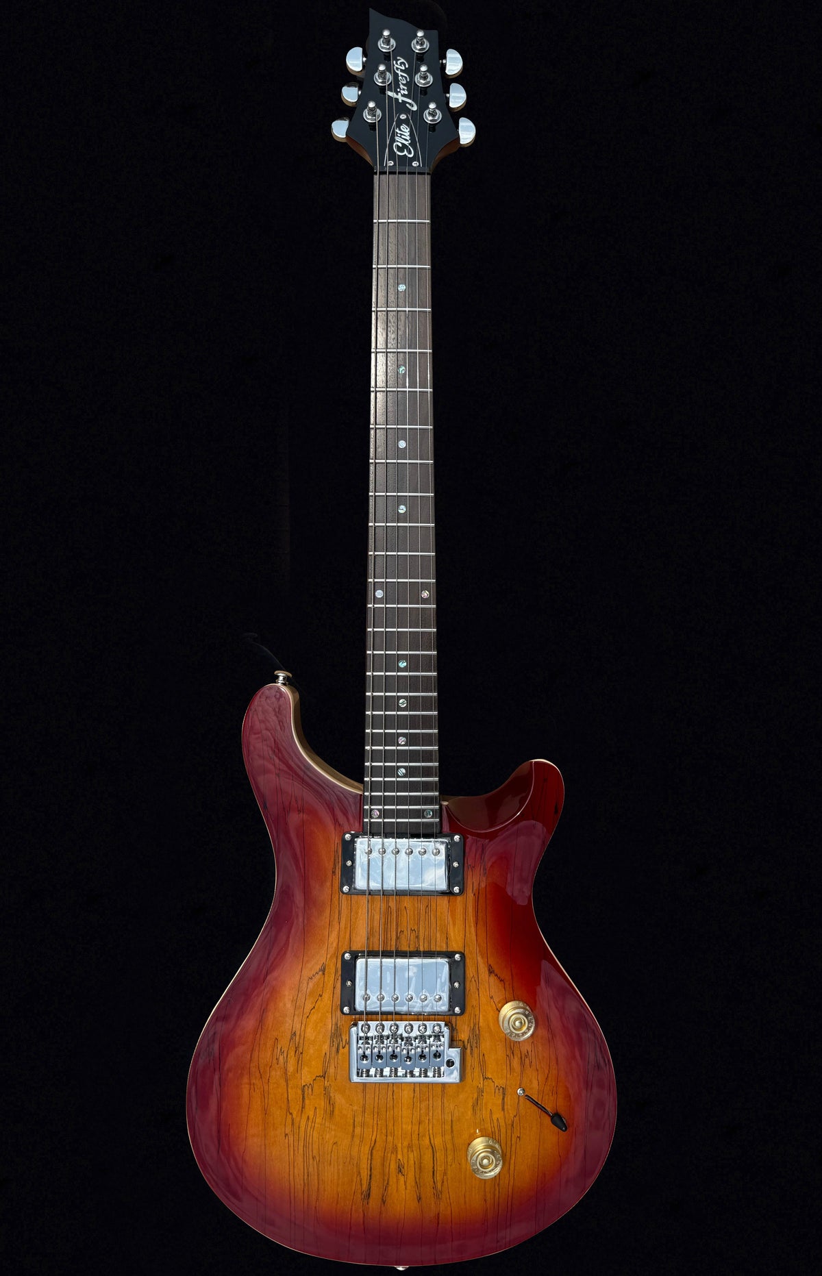 New Firefly FFPR Electric Guitar (Spalted Map Color )