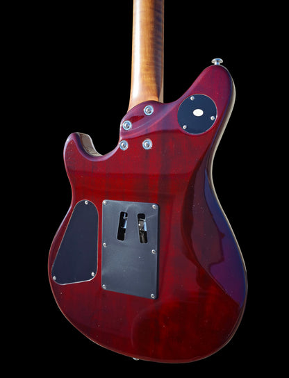 Firefly FFMN Electric guitar With Flamed Maple Top Floyd Rose Tremolo (Brown Color)