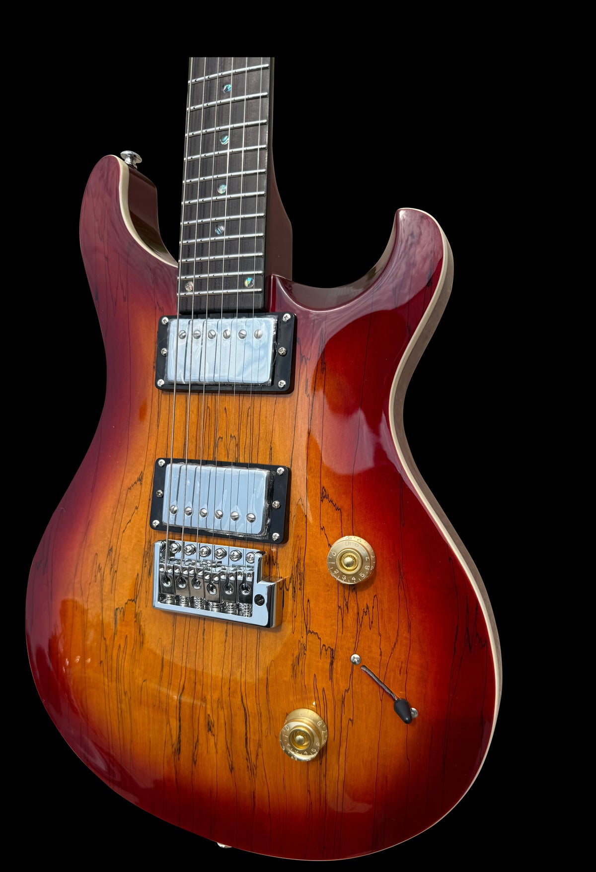 New Firefly FFPR Electric Guitar (Spalted Map Color )