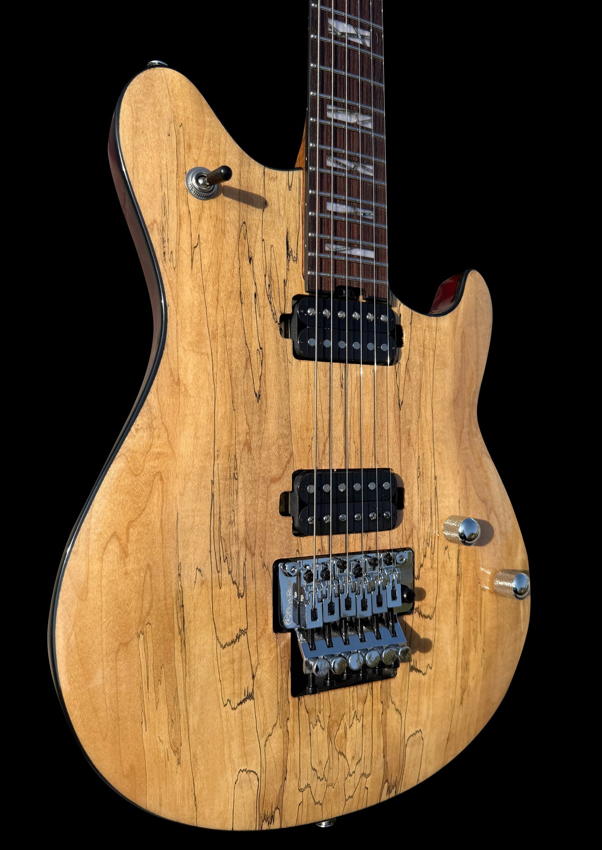 Firefly FFMN Electric Guitar With Spalted Maple Top (Nature Color)
