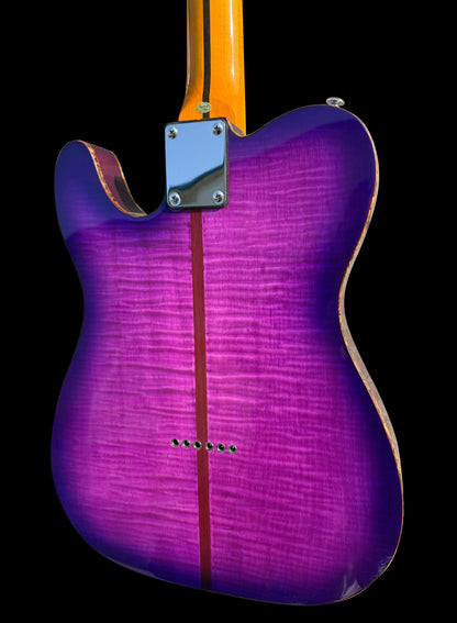 NEW FFTL Mad Cat ELECTRIC GUITARS ( Transparent Purple Color )