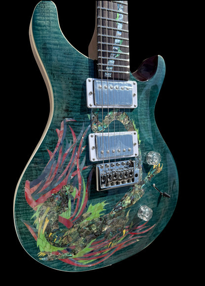 New Firefly FFPR Electric Guitar (Transparent Blue Color )