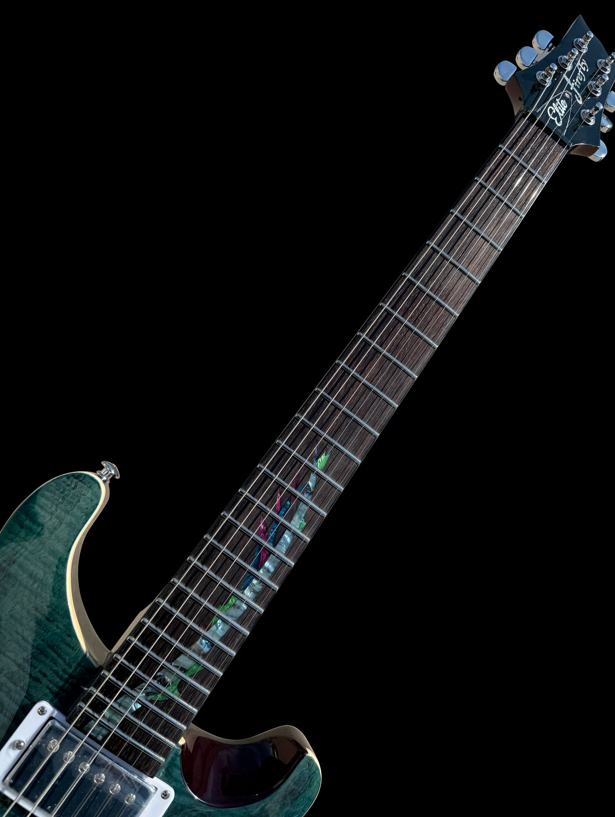 New Firefly FFPR Electric Guitar (Transparent Blue Color )