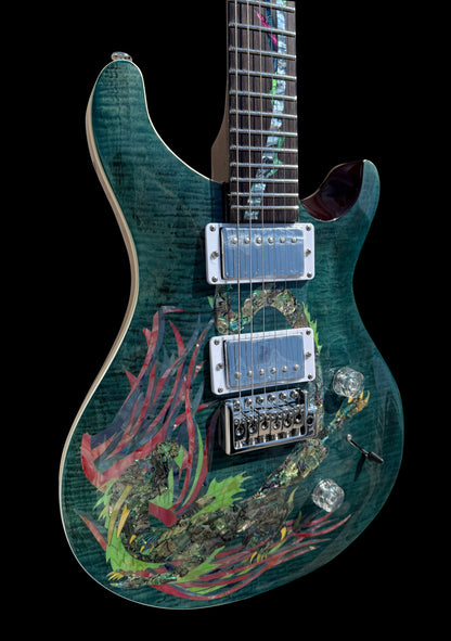 New Firefly FFPR Electric Guitar (Transparent Blue Color )