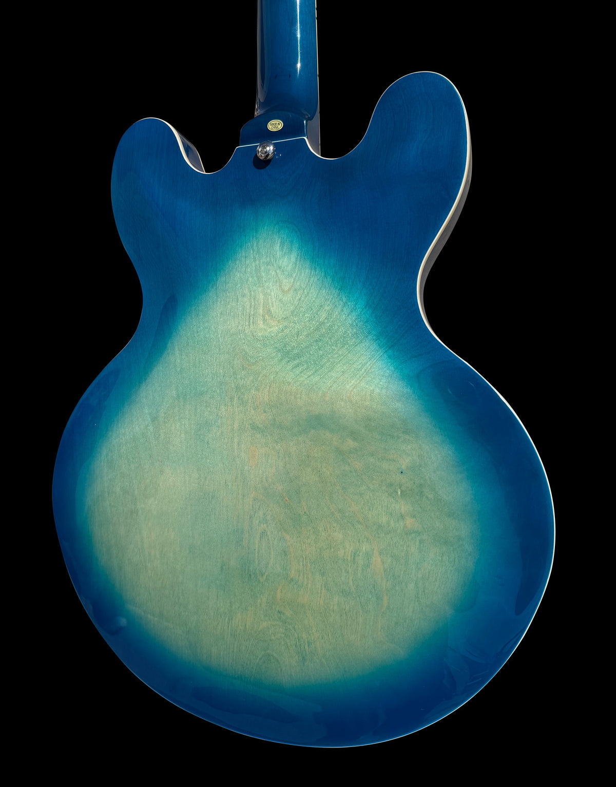 Firefly FF338PRO Full Size Semi Hollow body Electric Guitar （Transparent Blue )