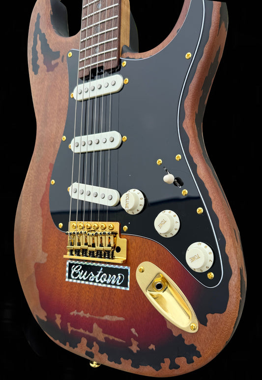Firefly FFST CLASSIC Relic MODEL ELECTRIC GUITARS (Sunburst Color)