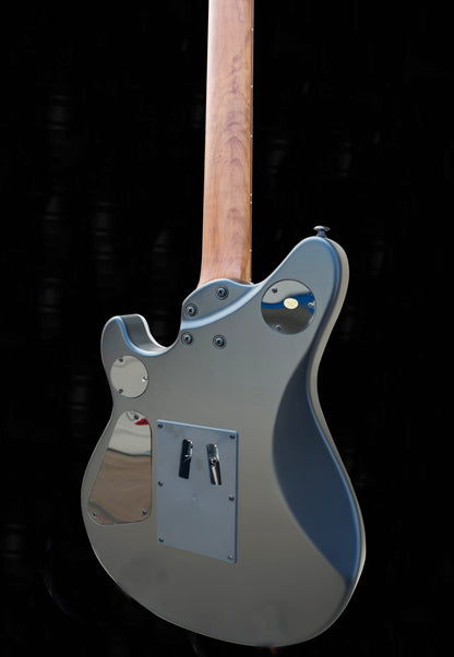 Firefly FFMN Electric Guitar With Flamed Maple Top Floyd Rose Tremolo (Matte Black Color)